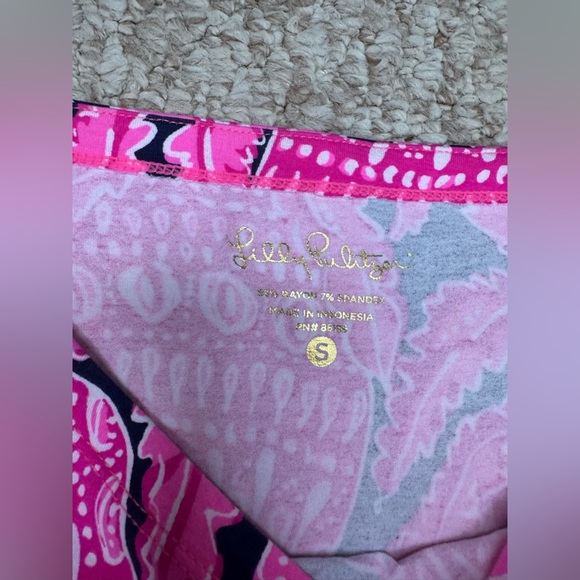 Lilly Pulitzer Sophie Dress Stretch Coco Safari Pineapple Print Size Small. - Picture 11 of 12